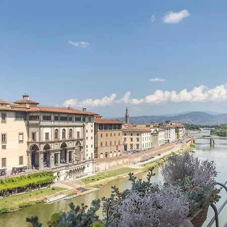Wonderful Terrace Over Ponte Vecchio With Elevator