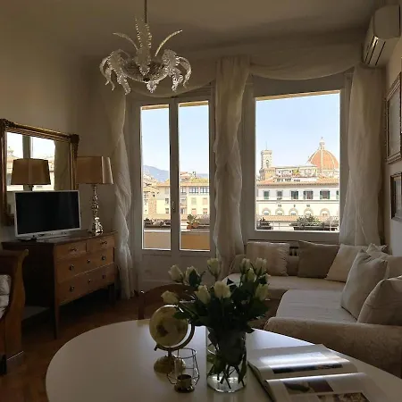 דירה Wonderful Terrace Over Ponte Vecchio With Elevator פירנצה