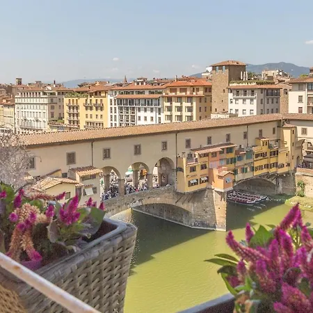 Wonderful Terrace Over Ponte Vecchio With Elevator