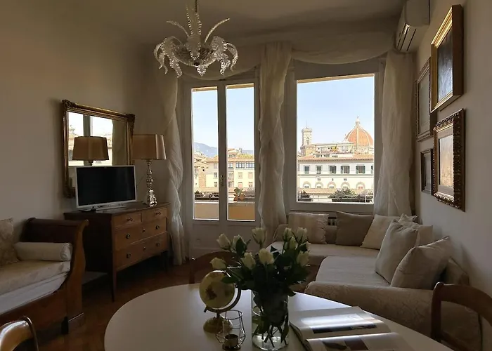 Daire Wonderful Terrace Over Ponte Vecchio With Elevator Floransa